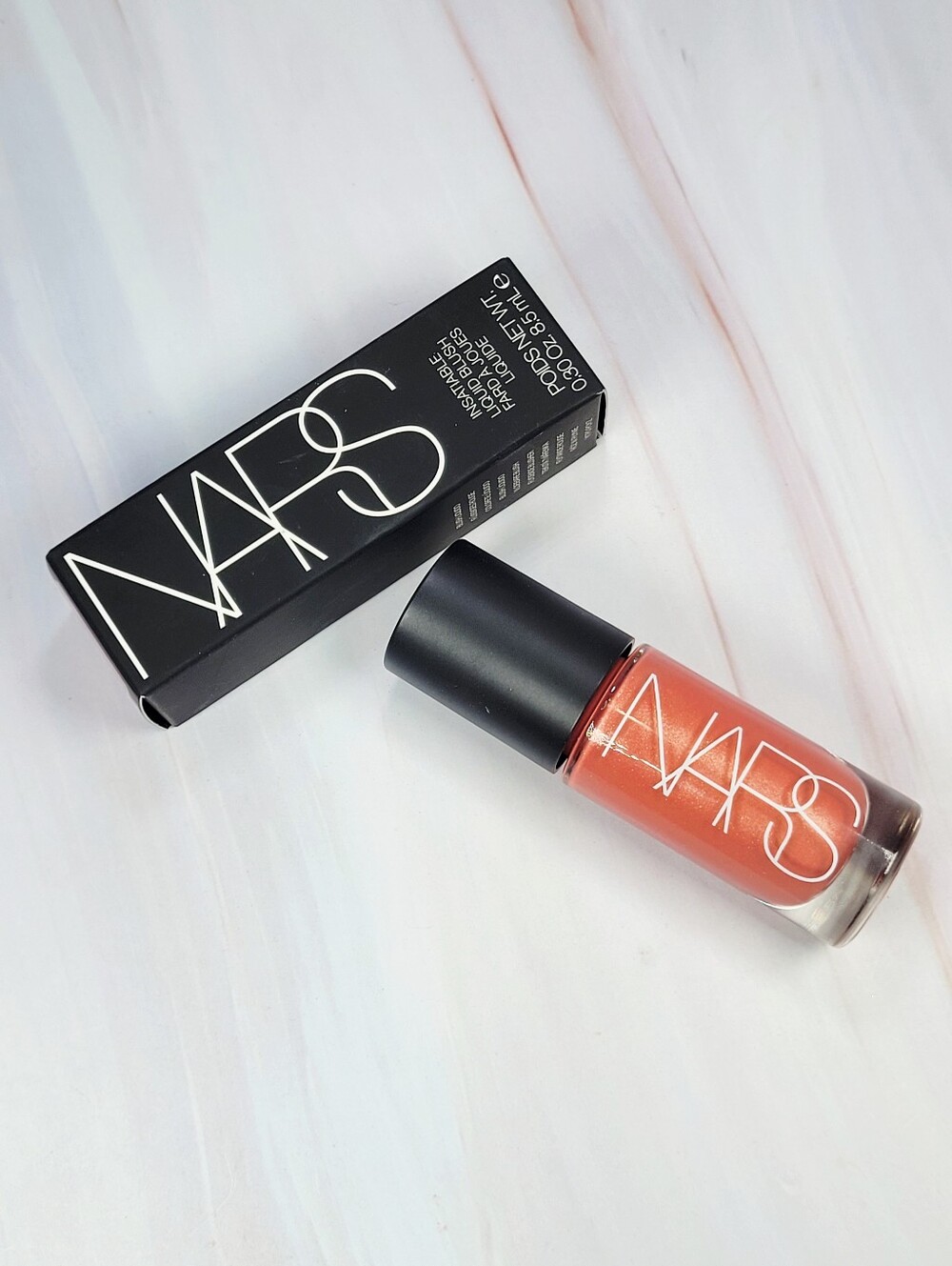 NARS Insatiable Longwearing Liquid Blush in Orgasam BNIB